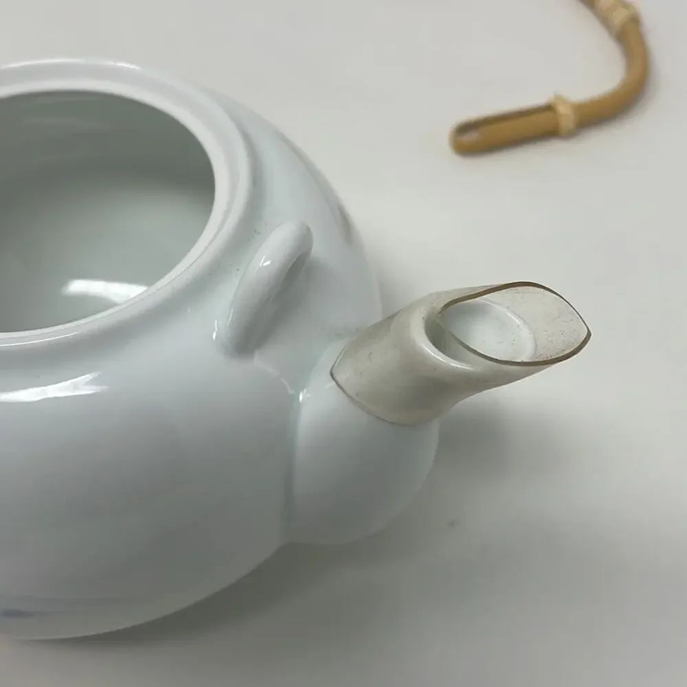 Vintage 80’s Japanese porcelain Dobin kyusu sake/tea set
